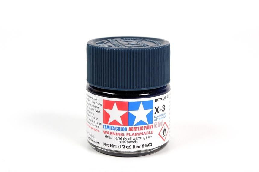 Tamiya X-3 Royal Blue Mini